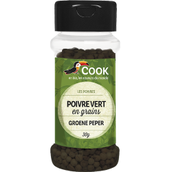 Poivre vert en grains bio