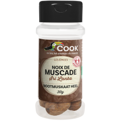 Noix de muscade entières bio