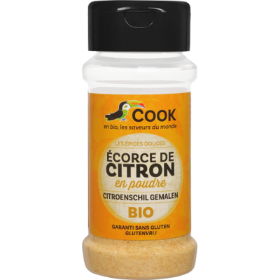Ecorce de citron moulue bio