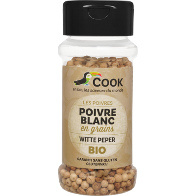 Poivre blanc en grains bio