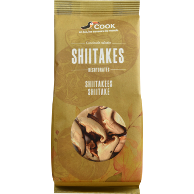 Shiitakes deshydratés bio