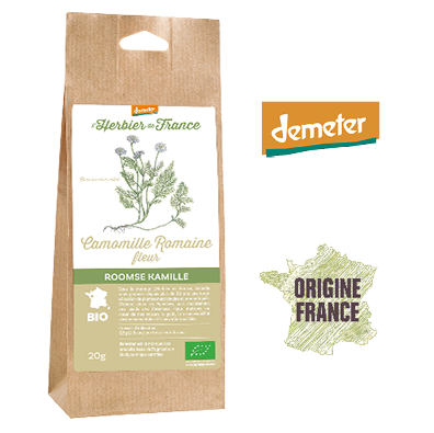 Camomille Romaine L'Herbier De France Bio Demeter Origine France
