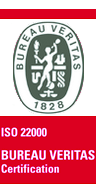 Label Arcadie Certification Bureau Veritas ISO 22000