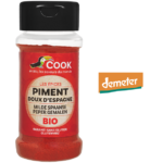 Piment Doux Moulu Cook 100ml Demeter origine Espagne