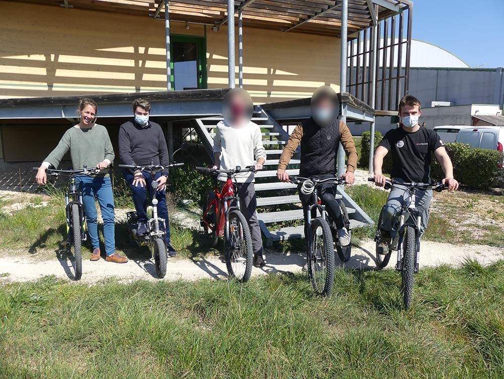 les vélos des Arcadiens pour le déplacement travail maison