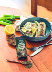 Fenouil braisé et herbes de provence, dos de cabillaud