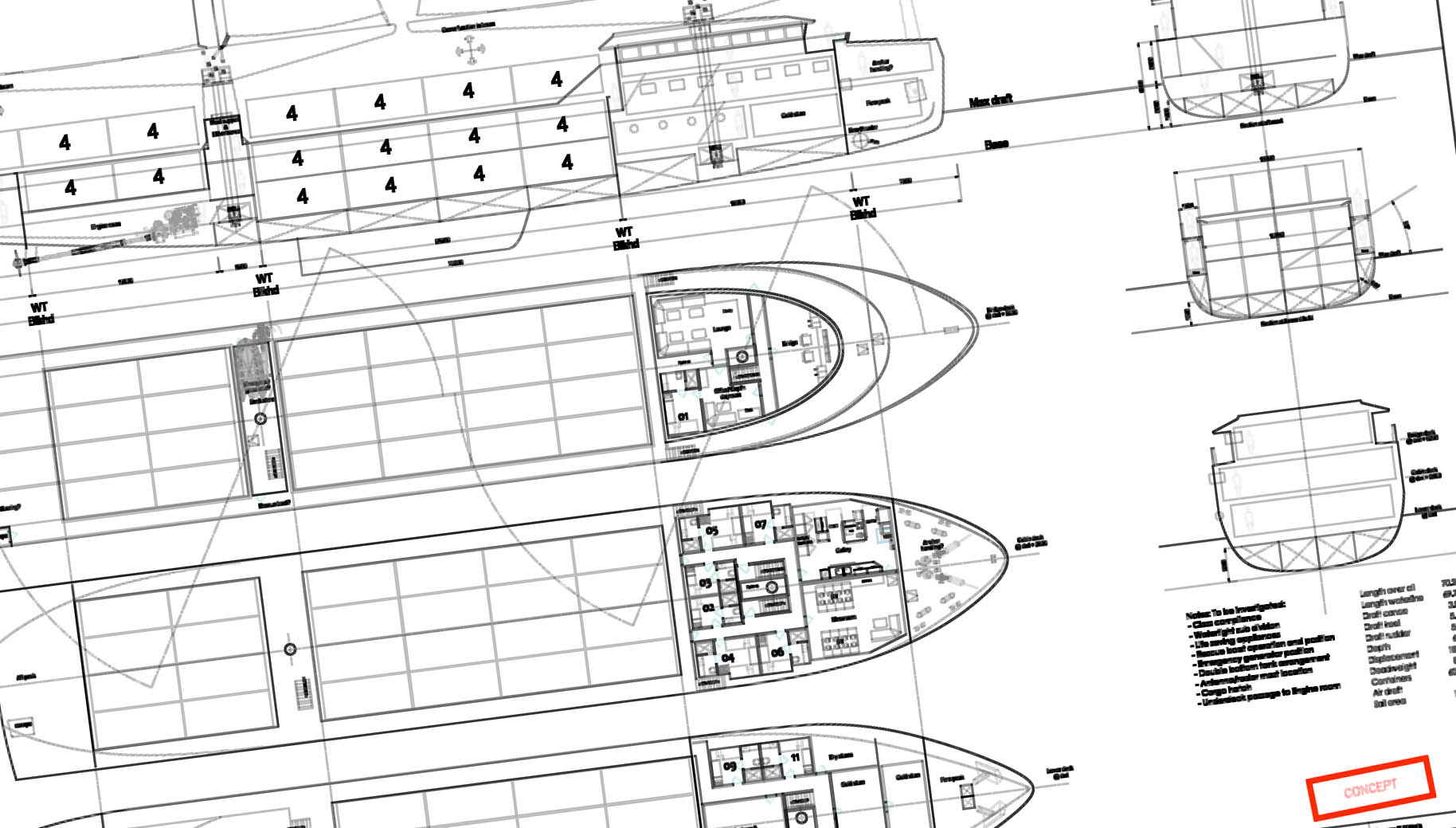 plan de bateau