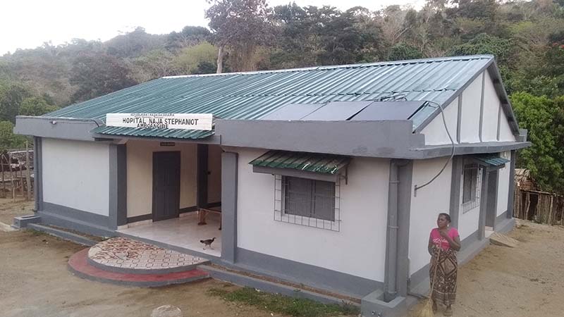 Le centre de santé de base d'Ambaja a été inauguré au printemps 2021 (photo Gaëlle Collin)