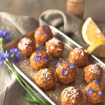 truffes végétarienne façon carrot cake