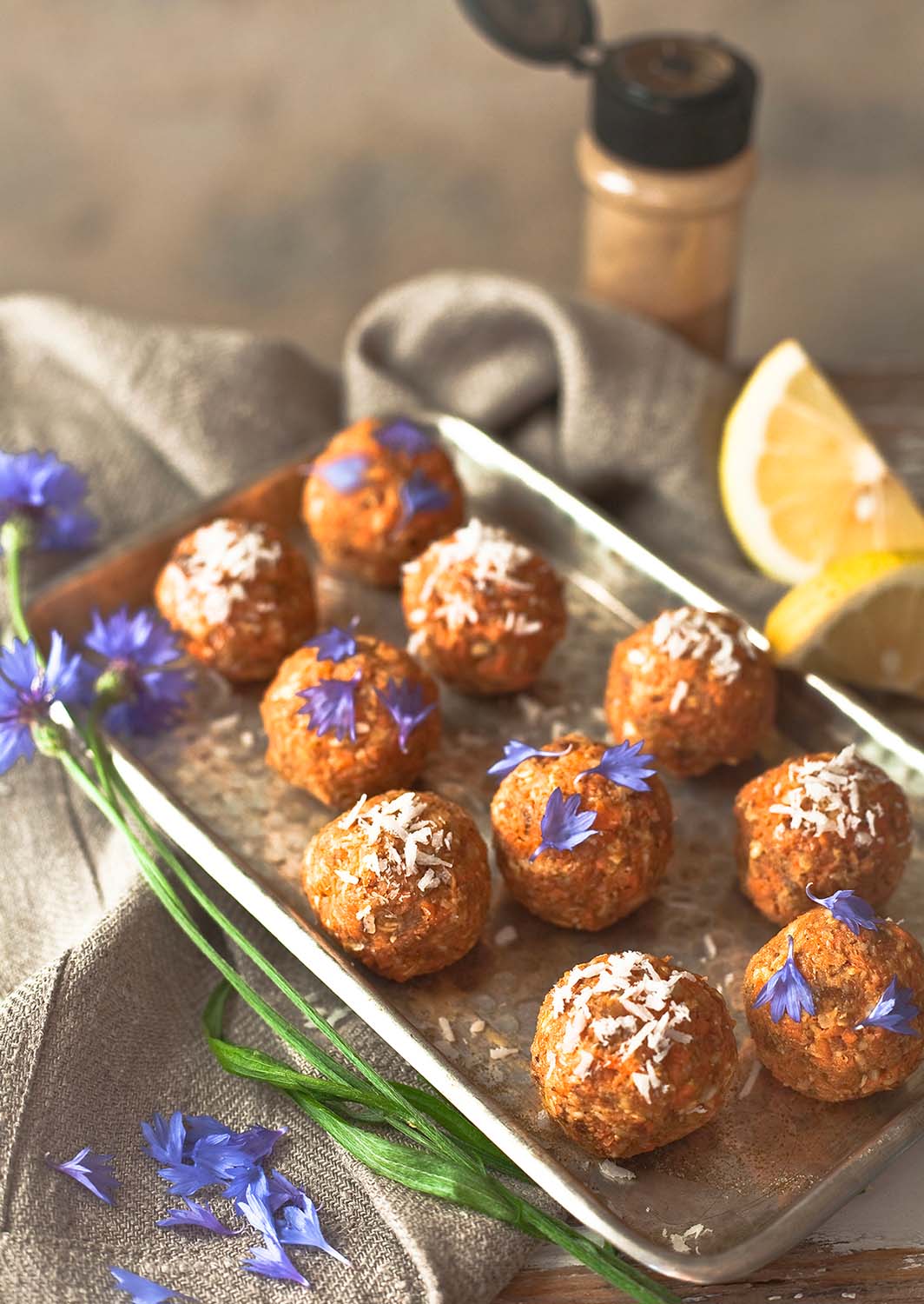 truffes végétarienne façon carrot cake