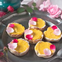 tartelettes au citron et à la rose