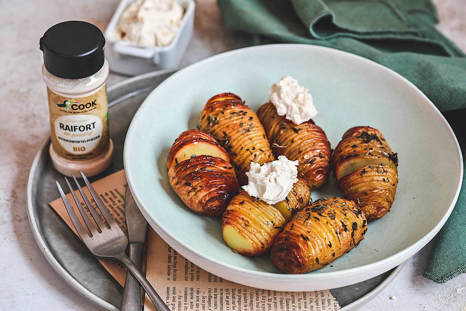 Pommes de terre rôties hasselback