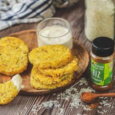 galettes-riz-sauce-yaourt-recette