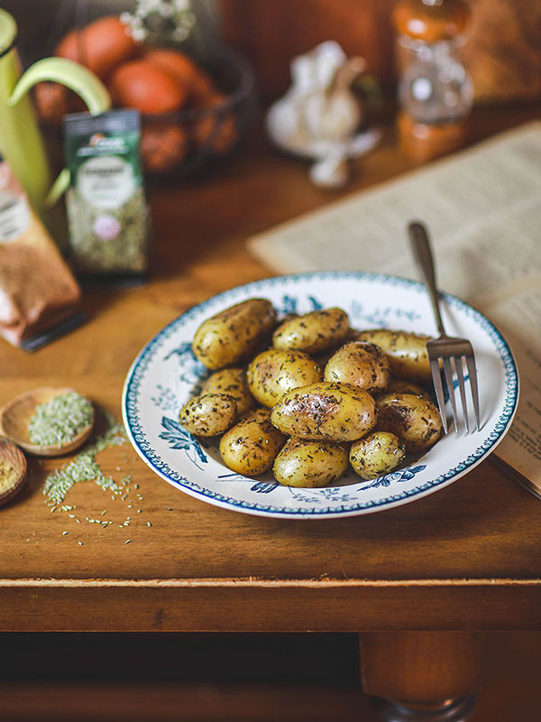 pommes de terres poêlées gingembre