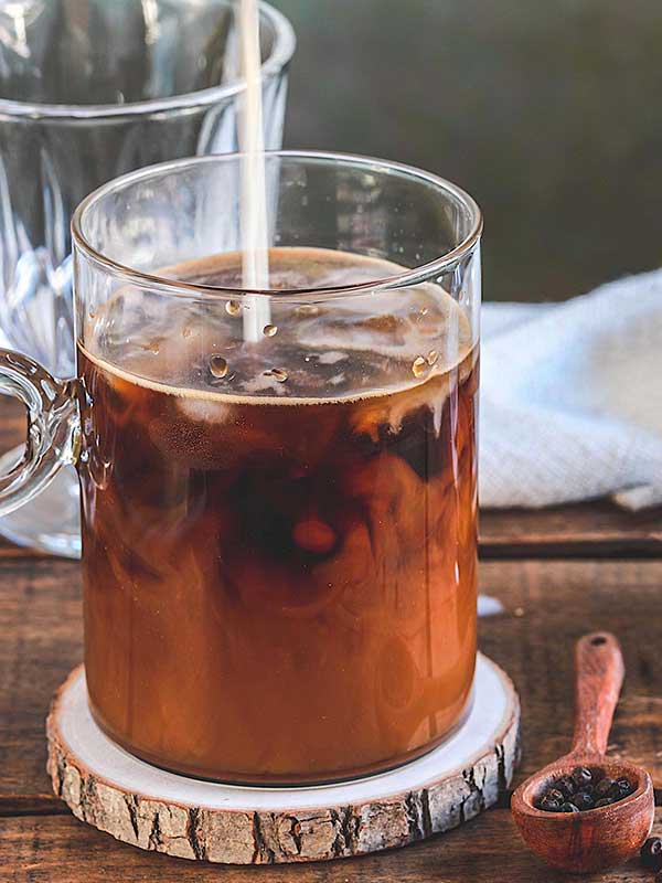 tasse de cafe avec du poivre