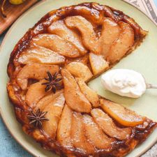 Tarte tatin à la poire et la badiane