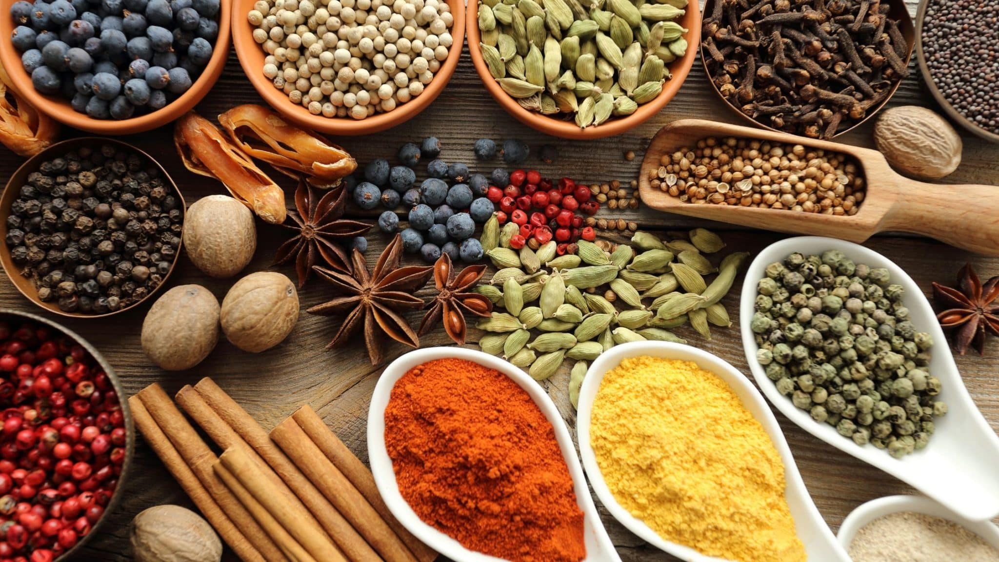 épices et piments à associer