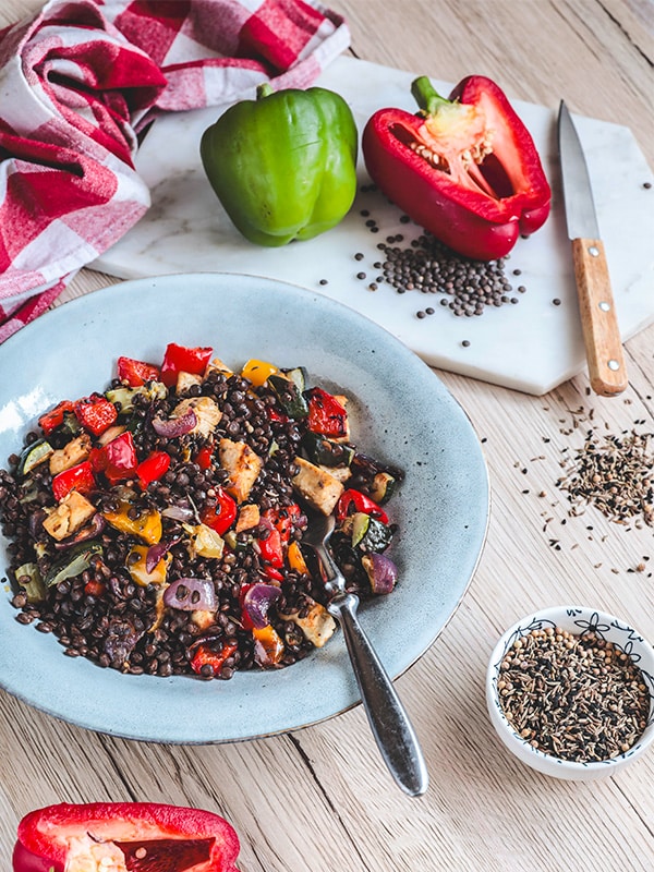 salade de lentilles