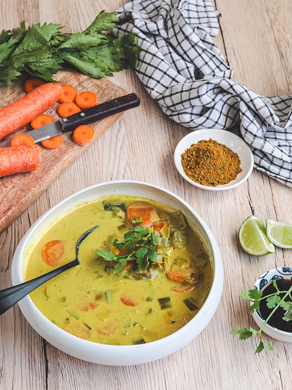 soupe d'hiver aux saveurs thai