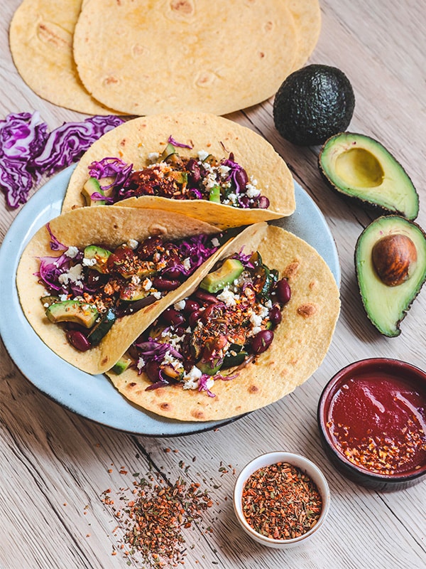 tacos aux courgettes