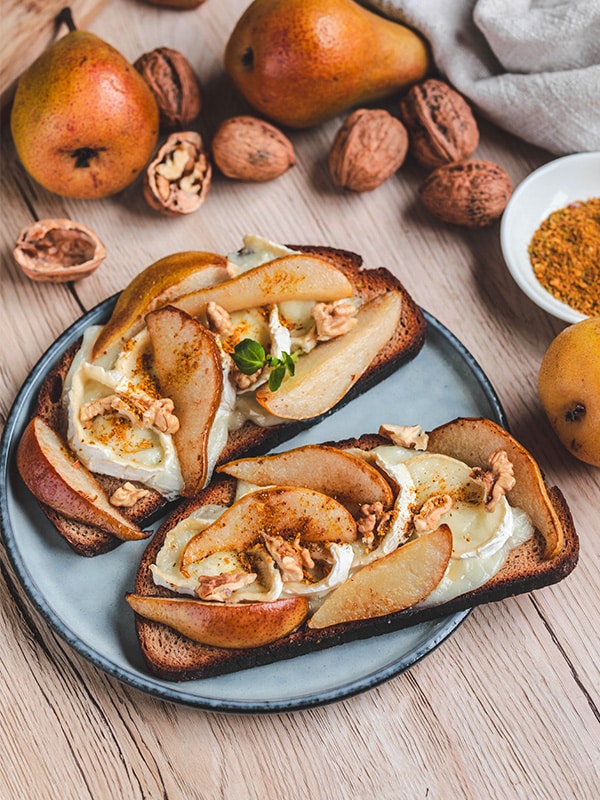 tartines chèvres chaud